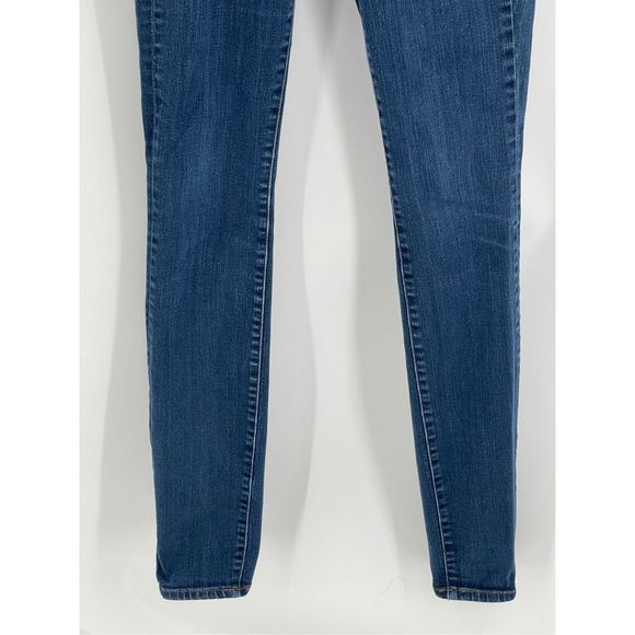 Madewell‎ Skinny Jeans Size 25 Mid Rise Blue - Picture 13 of 14